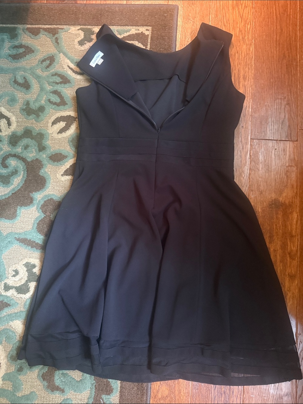 Calvin Klein Black Sleeveless Dress